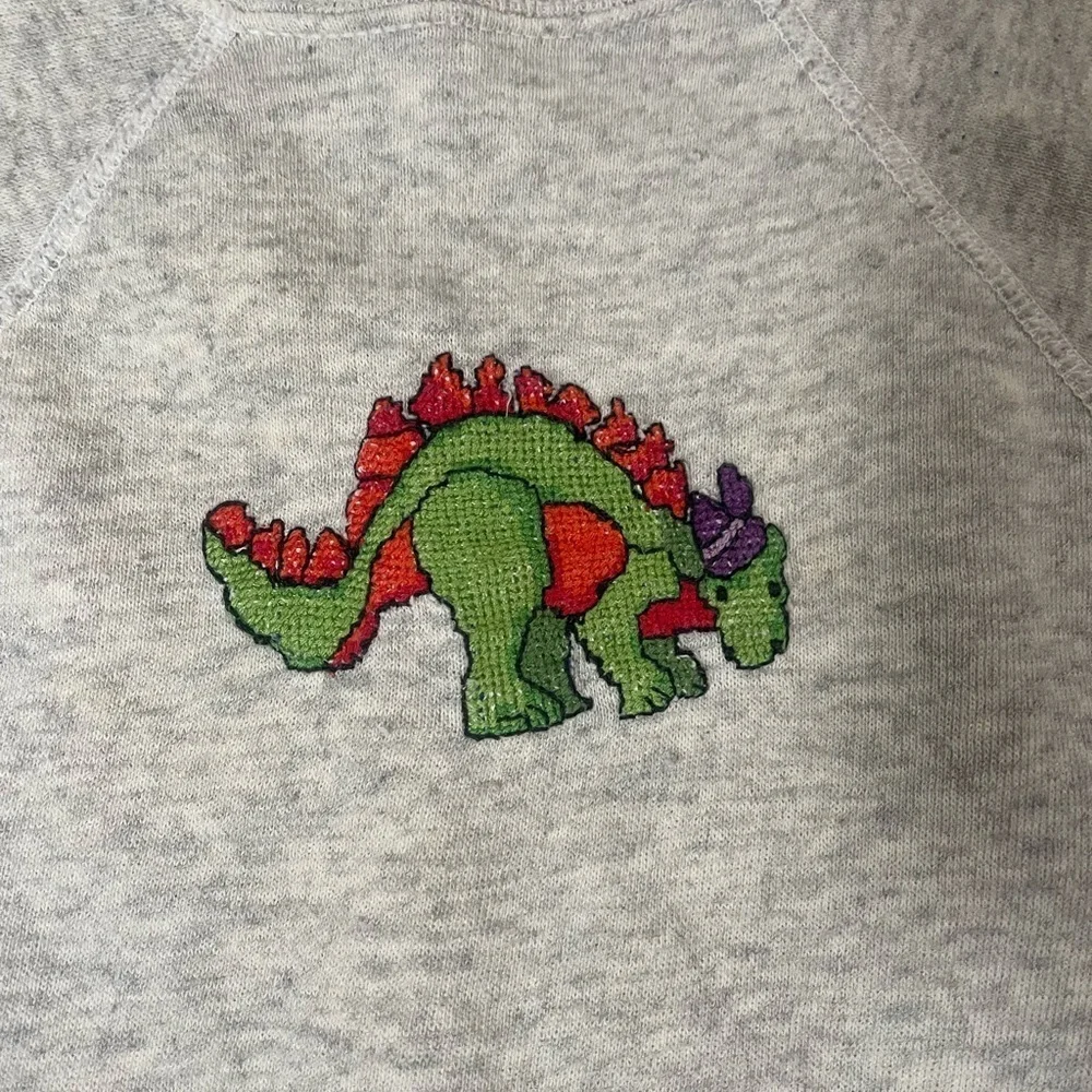Vintage Cross Stitch Sweatshirt Youth Medium